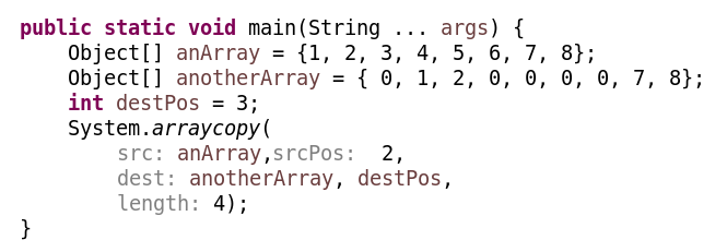 parameter name codeminings