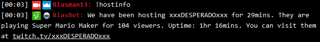 Hostinfo Example