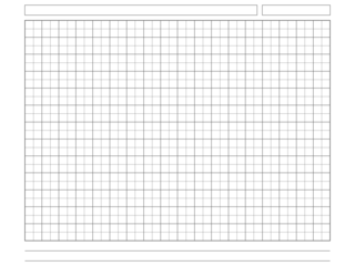 Metric 5mm grid, landscape