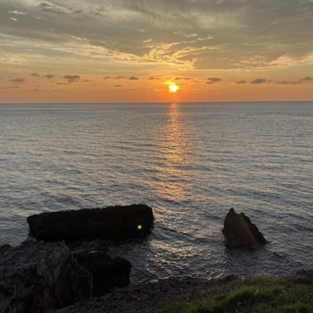 小琉球的美丽夕阳。