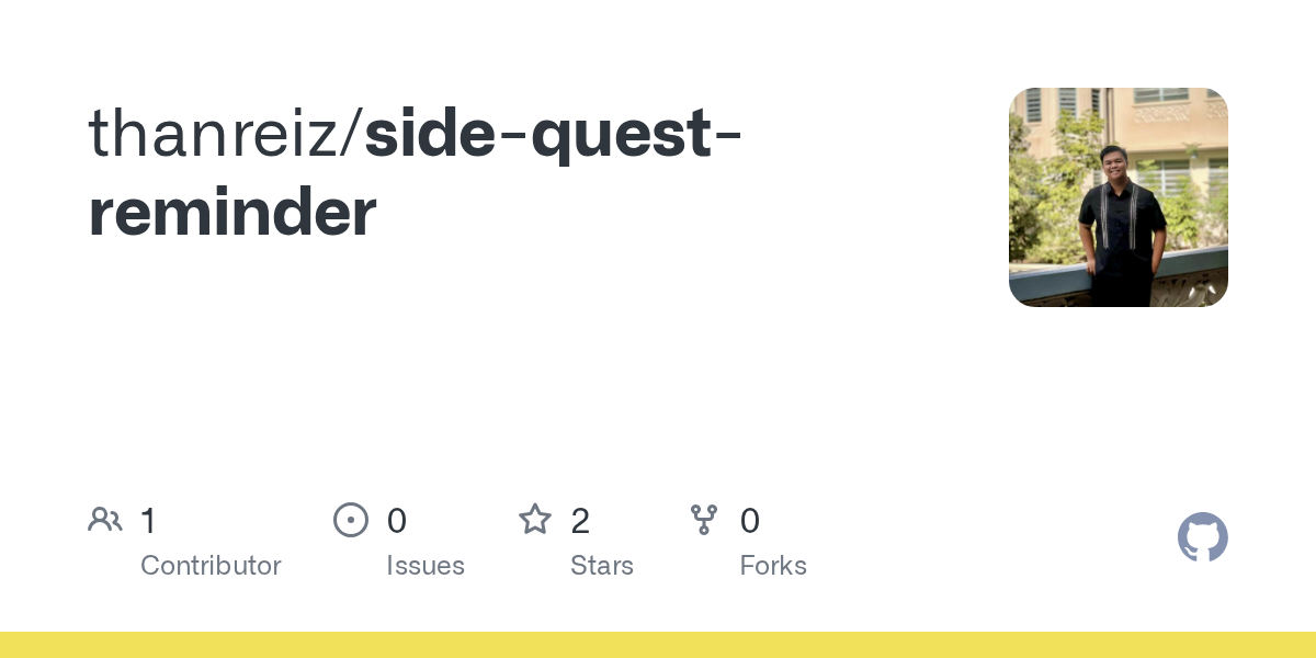Side Quest Reminder