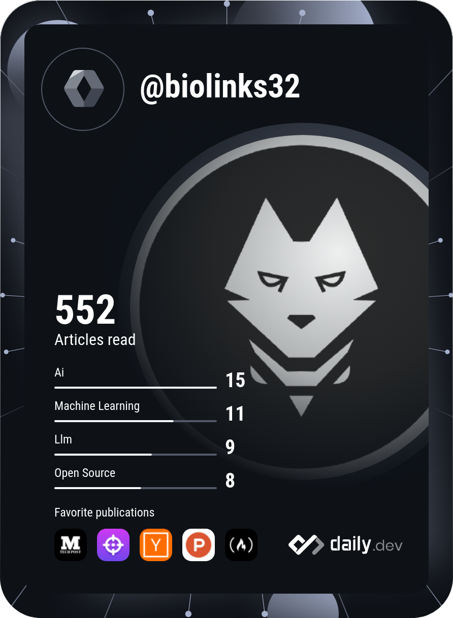 Alias's Dev Card