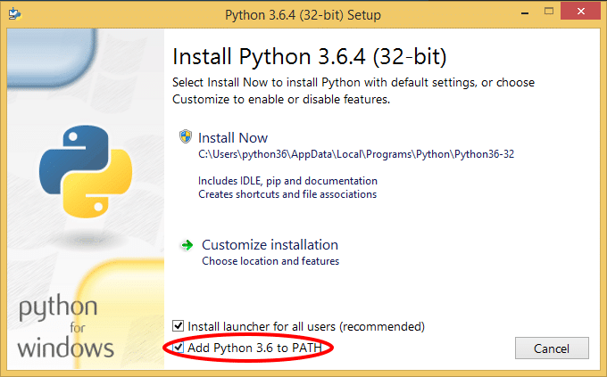 INstall python