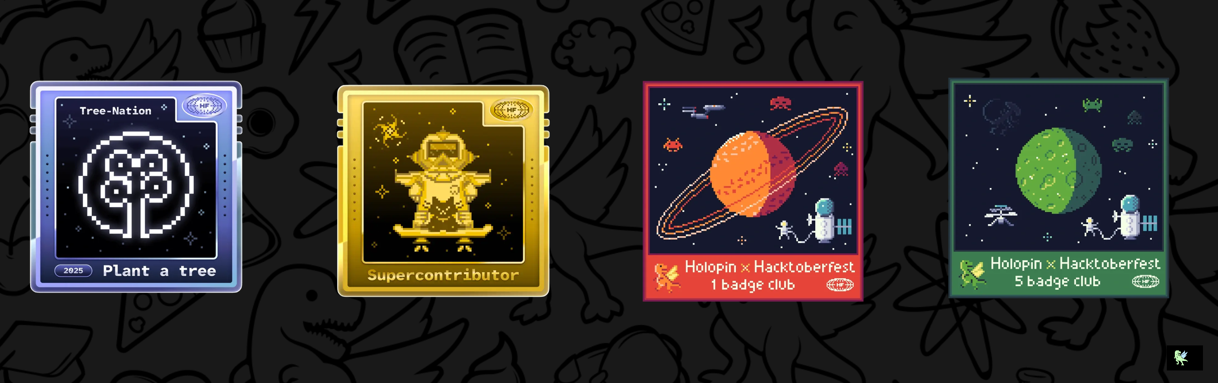 An image of @ebullioscopic's Holopin badges, which is a link to view their full Holopin profile