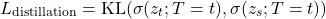 Distillation Loss