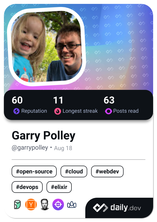 Garry Polley's Dev Card