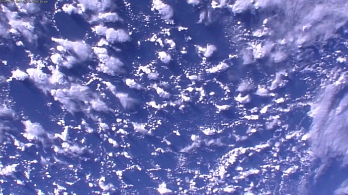 view from ISS with location