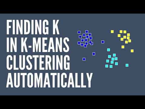 Finding K in K-means Clustering Automatically