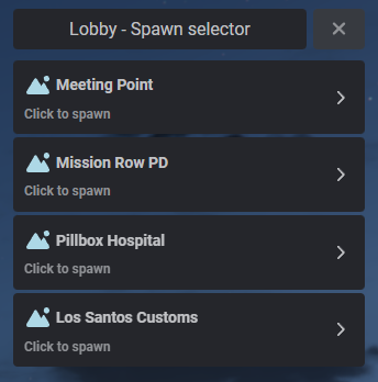 Spawn Selector