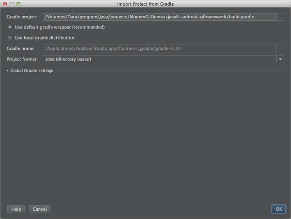 Import Gradle