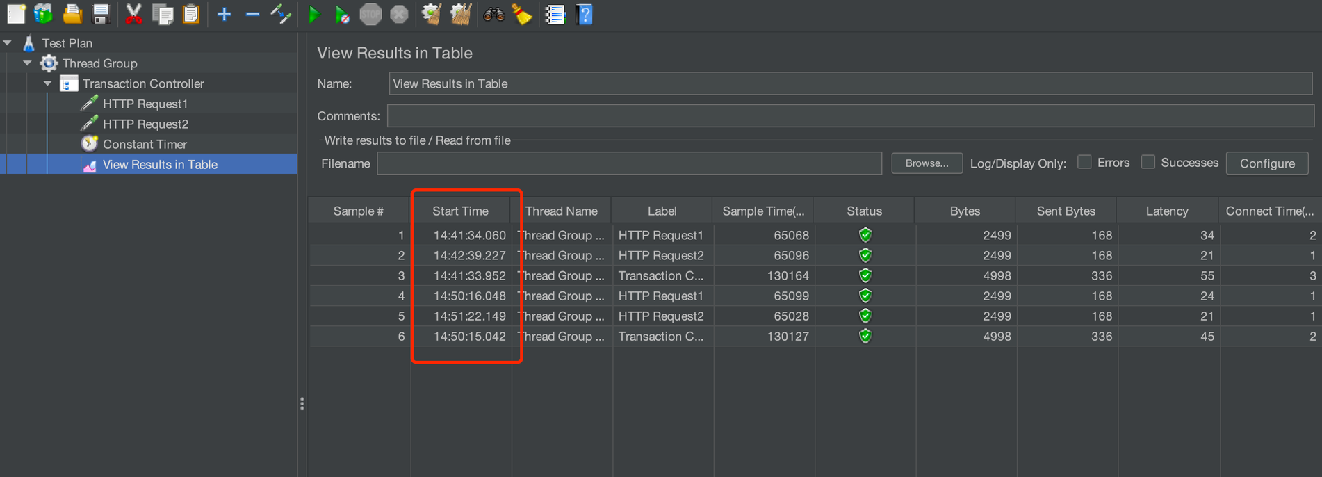 JMeter Constant Timer 3