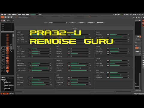 PRA32-U Editor Demo