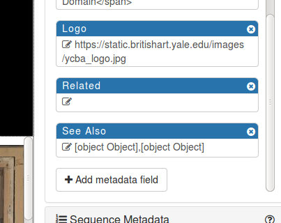 Editor displaying related/seeAlso properties