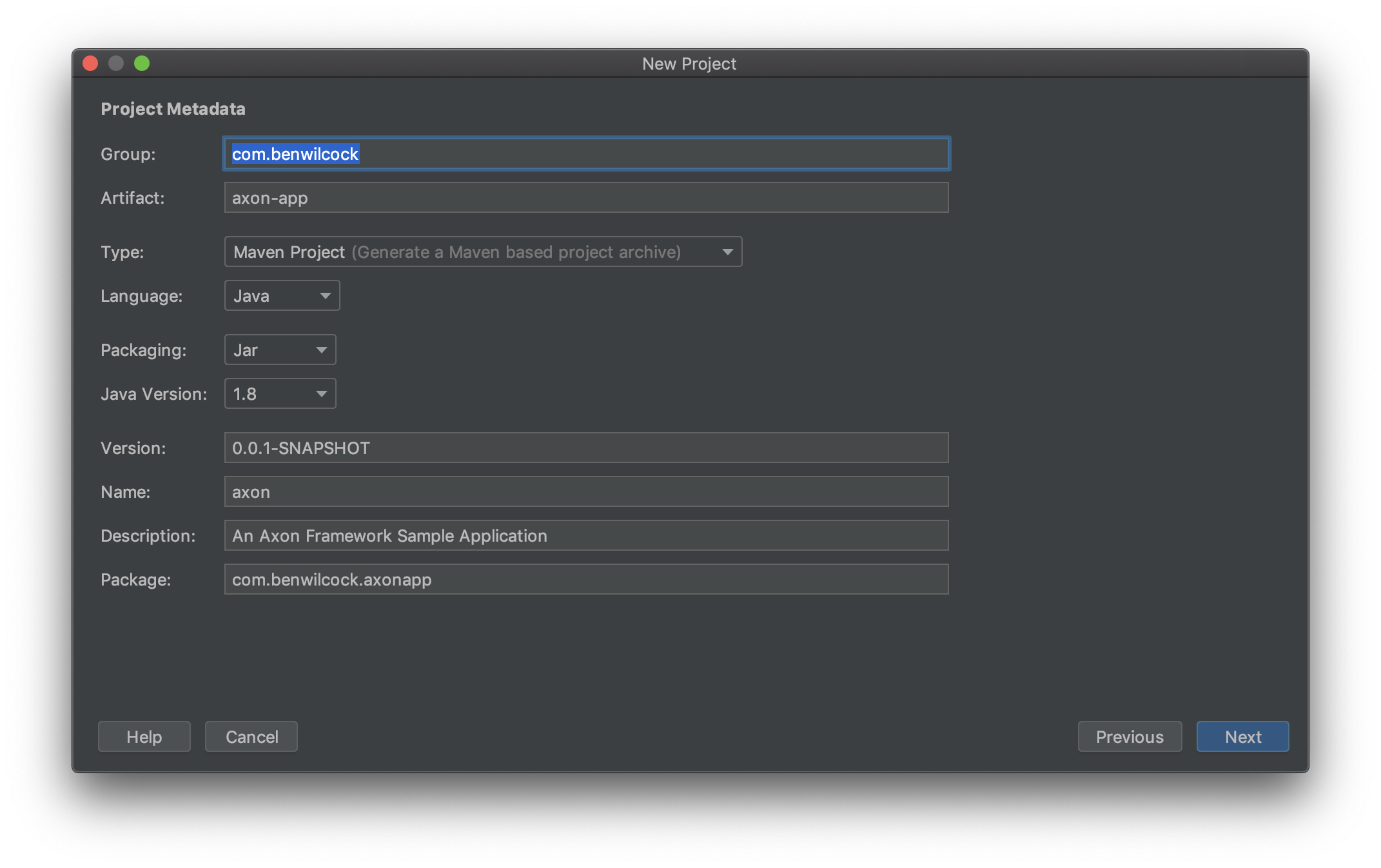 Choosing the basic settings in IntelliJ IDEA