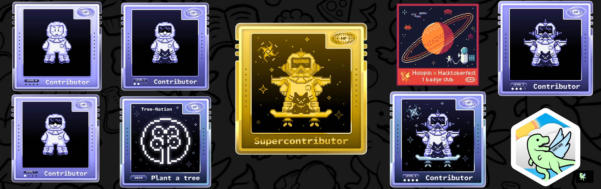 An image of @shivram9's Holopin badges, which is a link to view their full Holopin profile