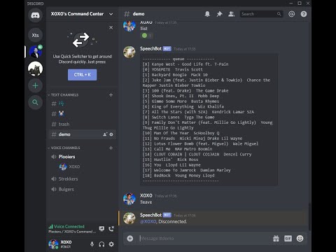 Discord Speech Bot Demo