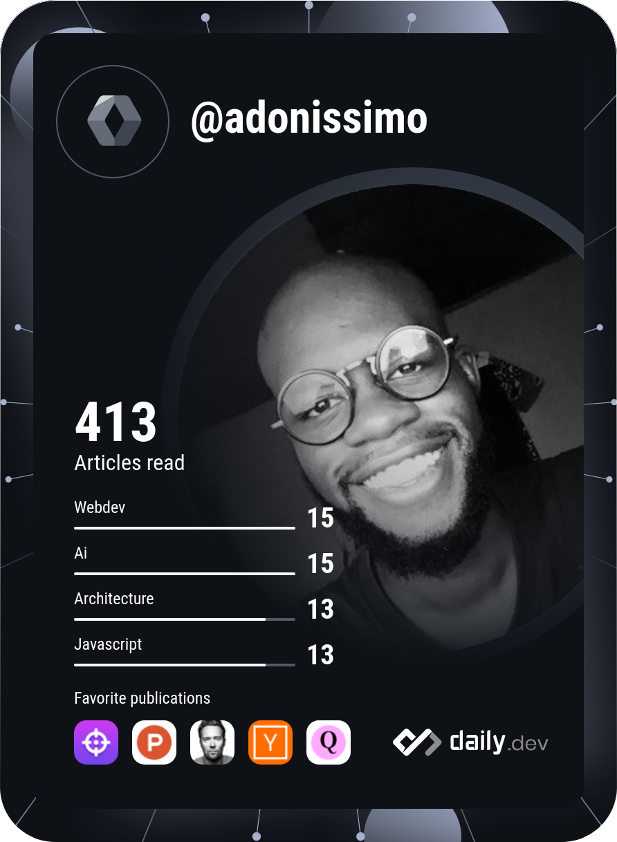 adonis simo's Dev Card