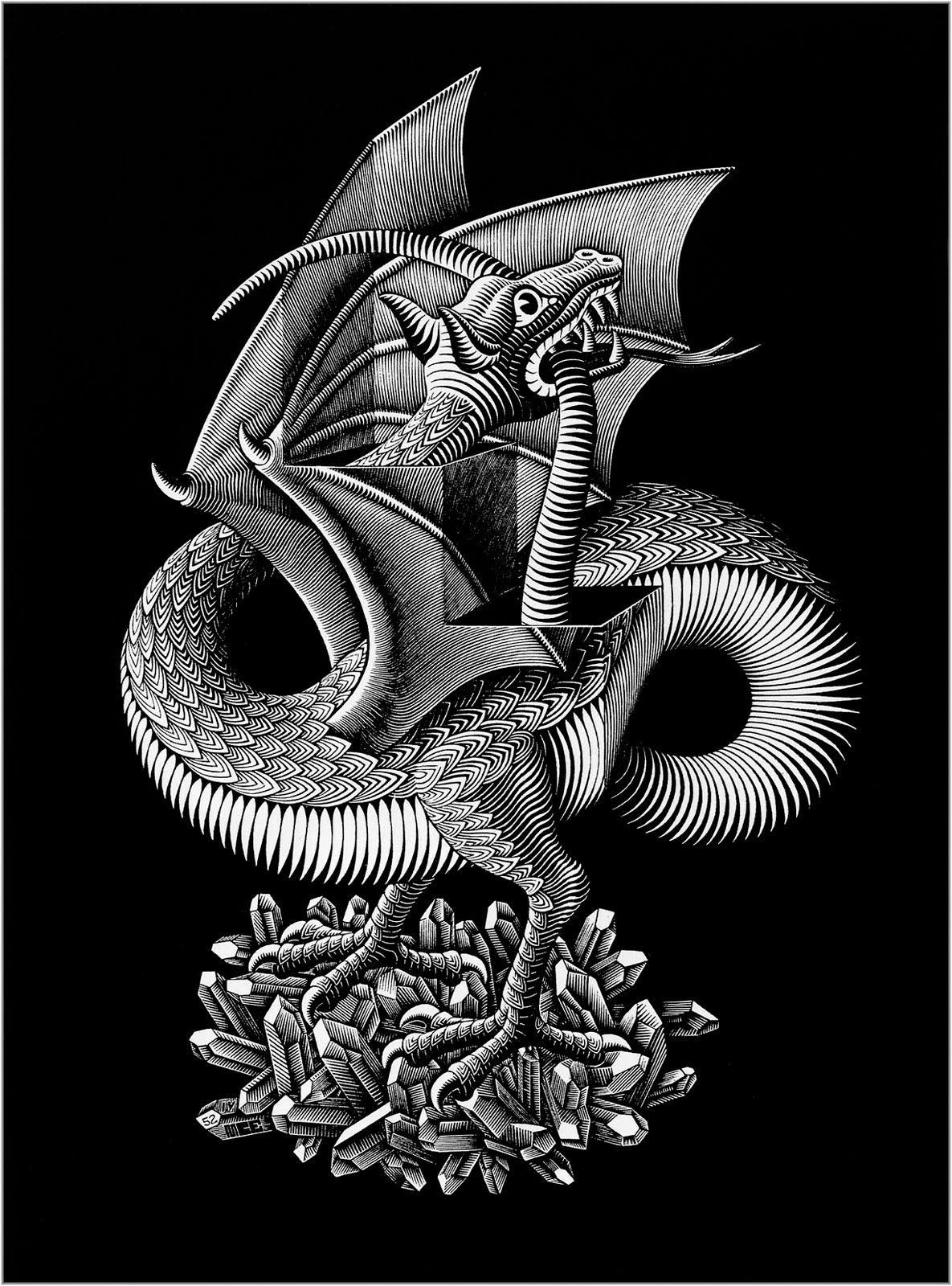 M.C Escher's Dragon