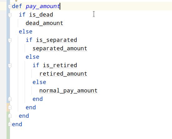 Simplify if chain by introducing guard clauses