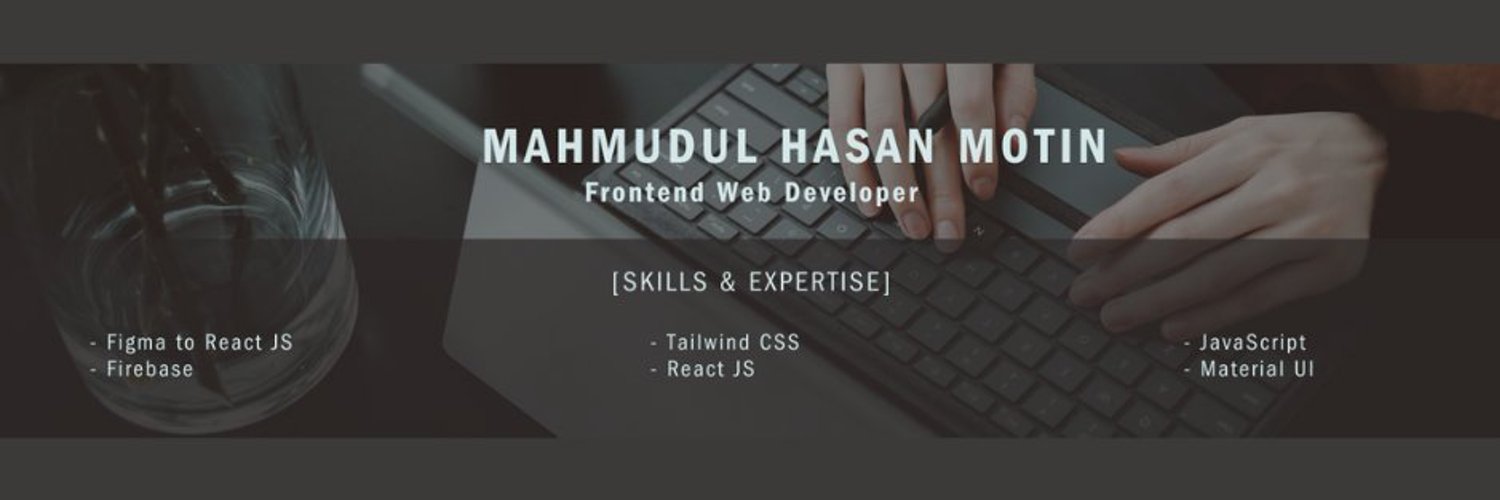 A Front-end web developer from Bangladesh