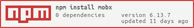 npm install mobx