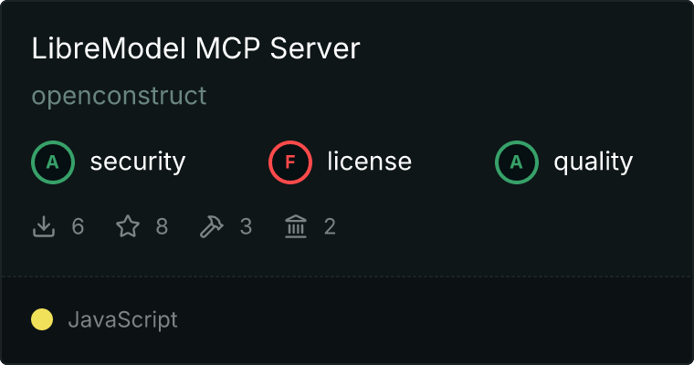 LibreModel Server MCP server
