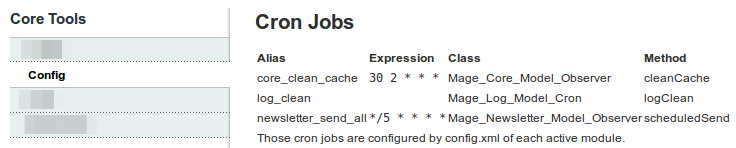 See Crontabs in "Development" > "Core" > "Config"