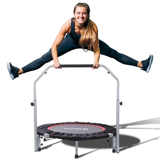 bcan-40-inch-foldable-mini-trampoline-fitness-rebounder-with-adjustable-foam-handle-exercise-trampol-1