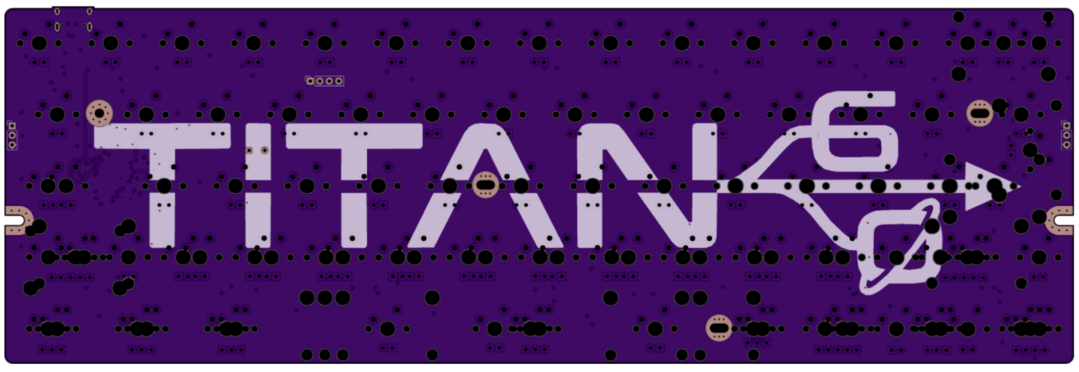 Front of the Titan60 PCB