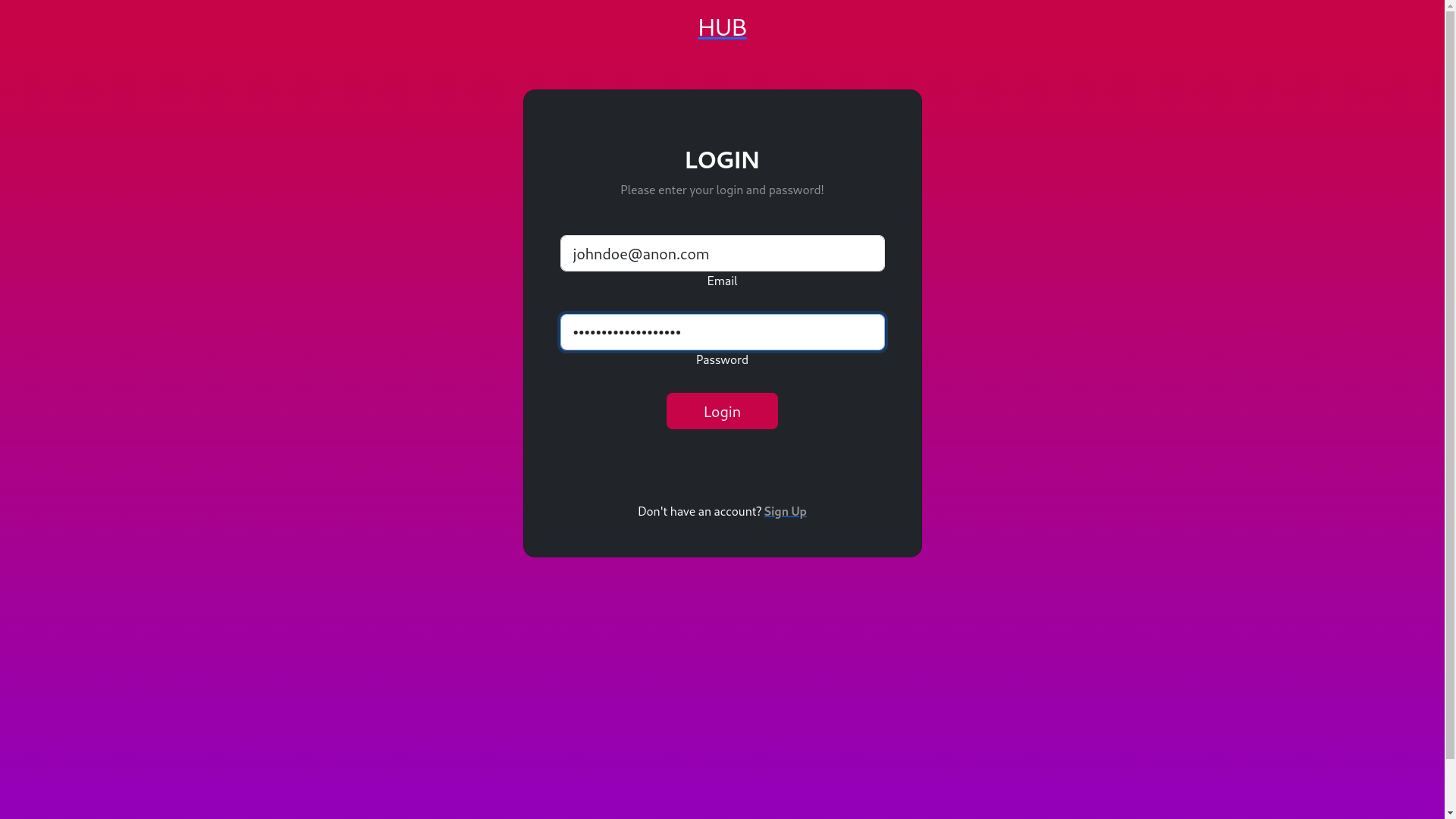 Login Page