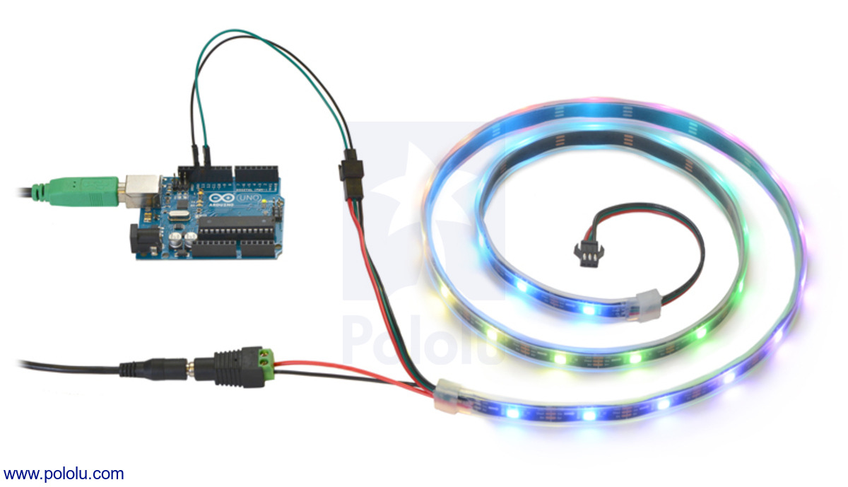 Led strip on sale with arduino