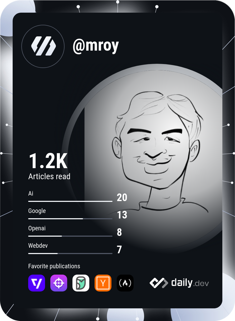 M Roy's Dev Card