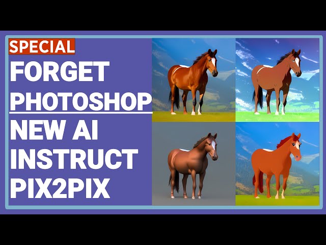 Forget Photoshop - How To Transform Images With Text Prompts using InstructPix2Pix Model in NMKD GUI