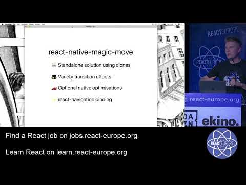 ReactEurope Magic Move Presentation Video