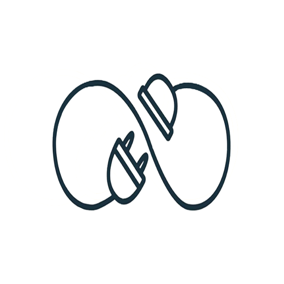 logo of infinity with 2 wires