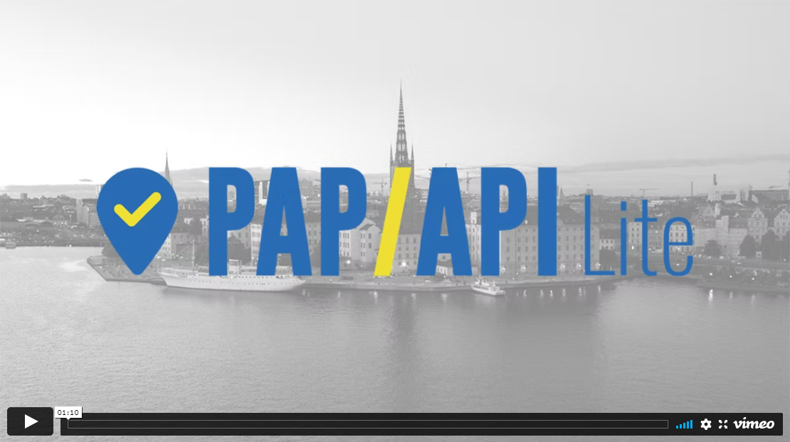 Vimeo | PAP/API Lite - Alla Sveriges postnummer & postorter
