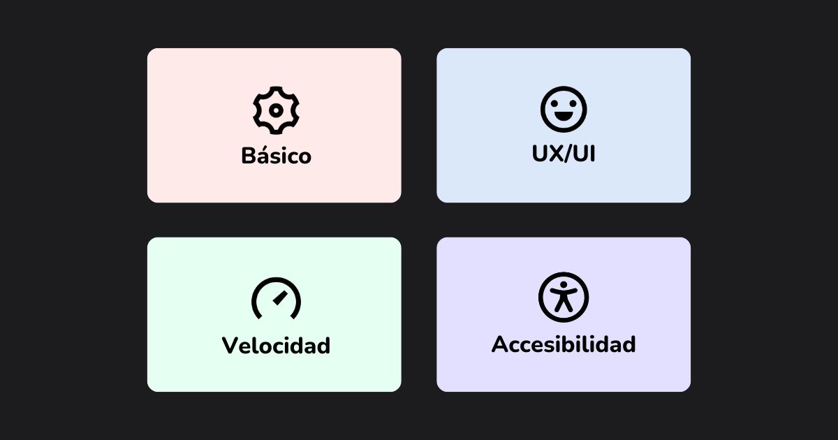 Áreas de verificación