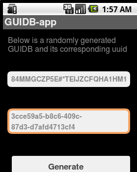 GUIDB android screenshot