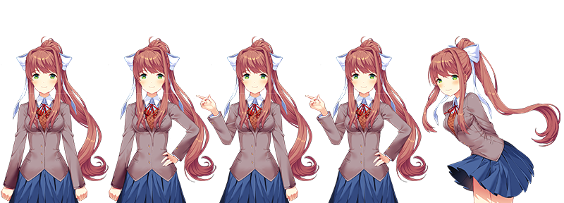 Monika's poses