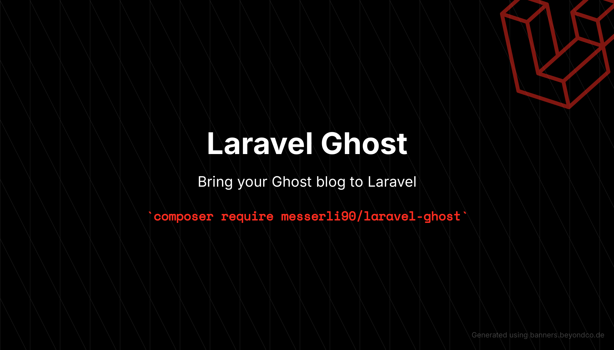 Laravel Ghost Banner