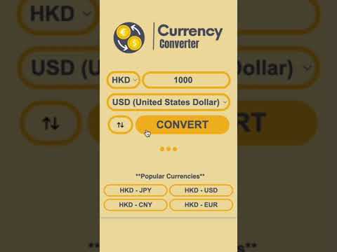 Video Demo of the Currency Converter Chrome Extension