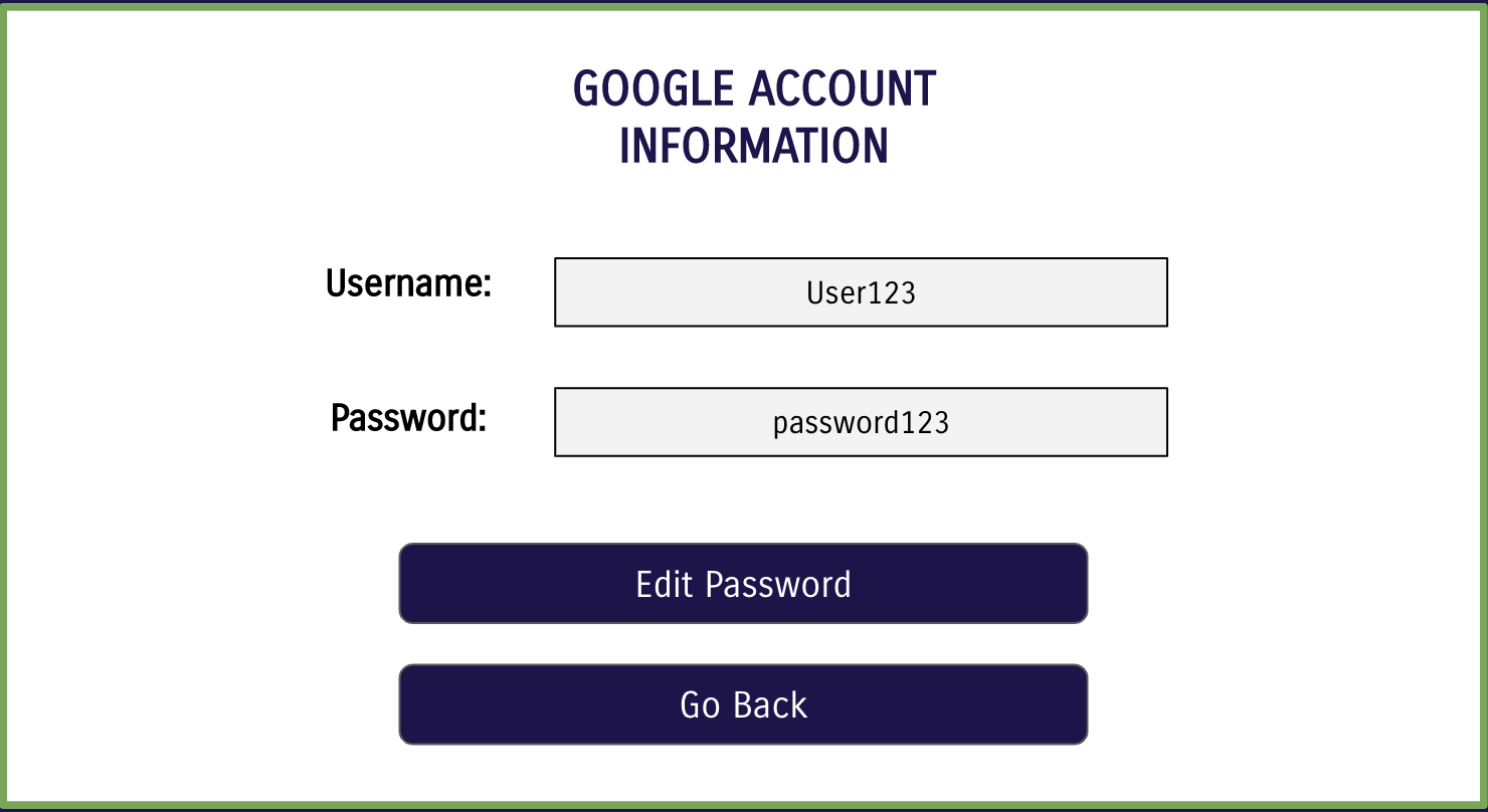 Add Password Page