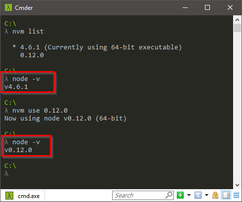 Switch between stable and unstable versions.