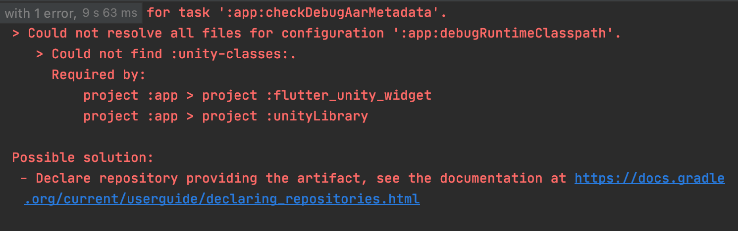 Could not find :unity-classes:. Build faild with android studio · Issue ...
