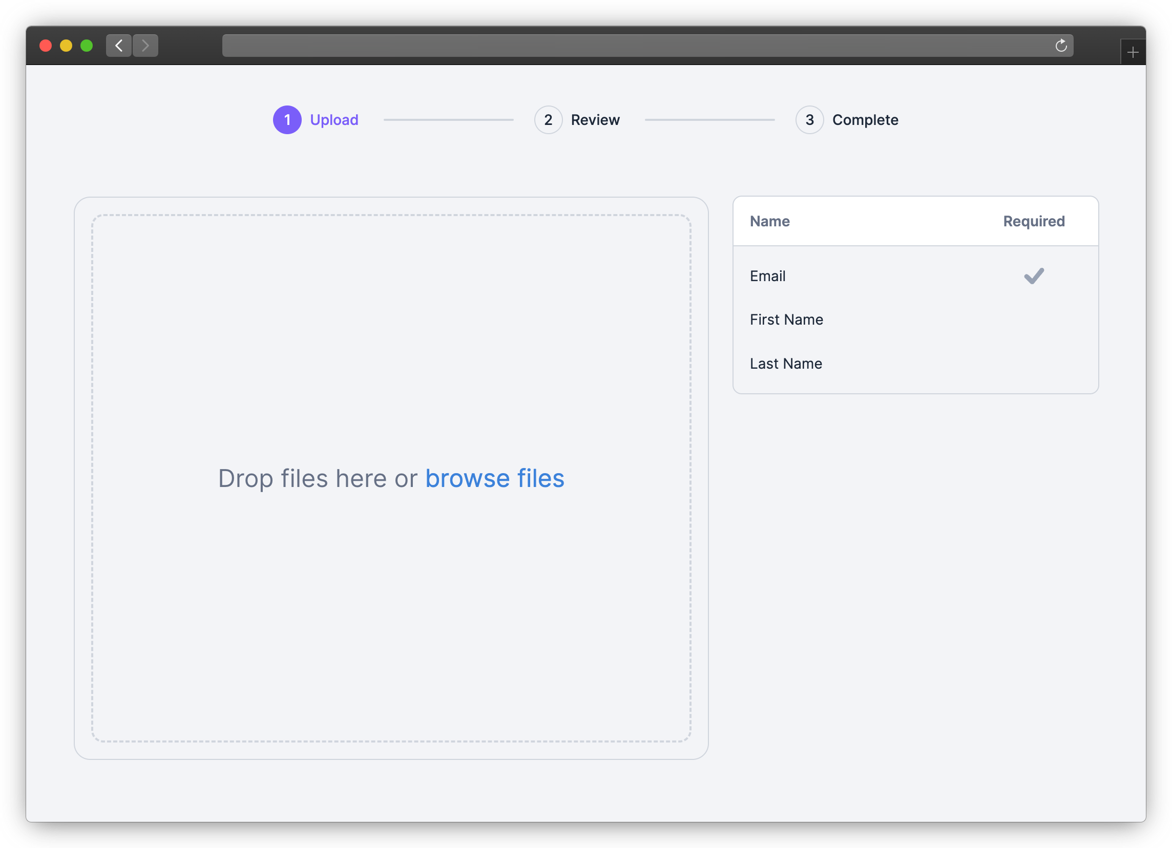 TableFlow Importer Modal