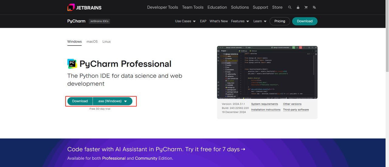 PyCharm Community Edition