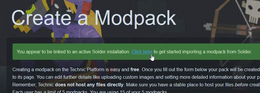 Create Modpack + Solder