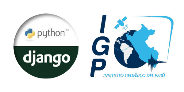 Logos de Python, Django e IGP