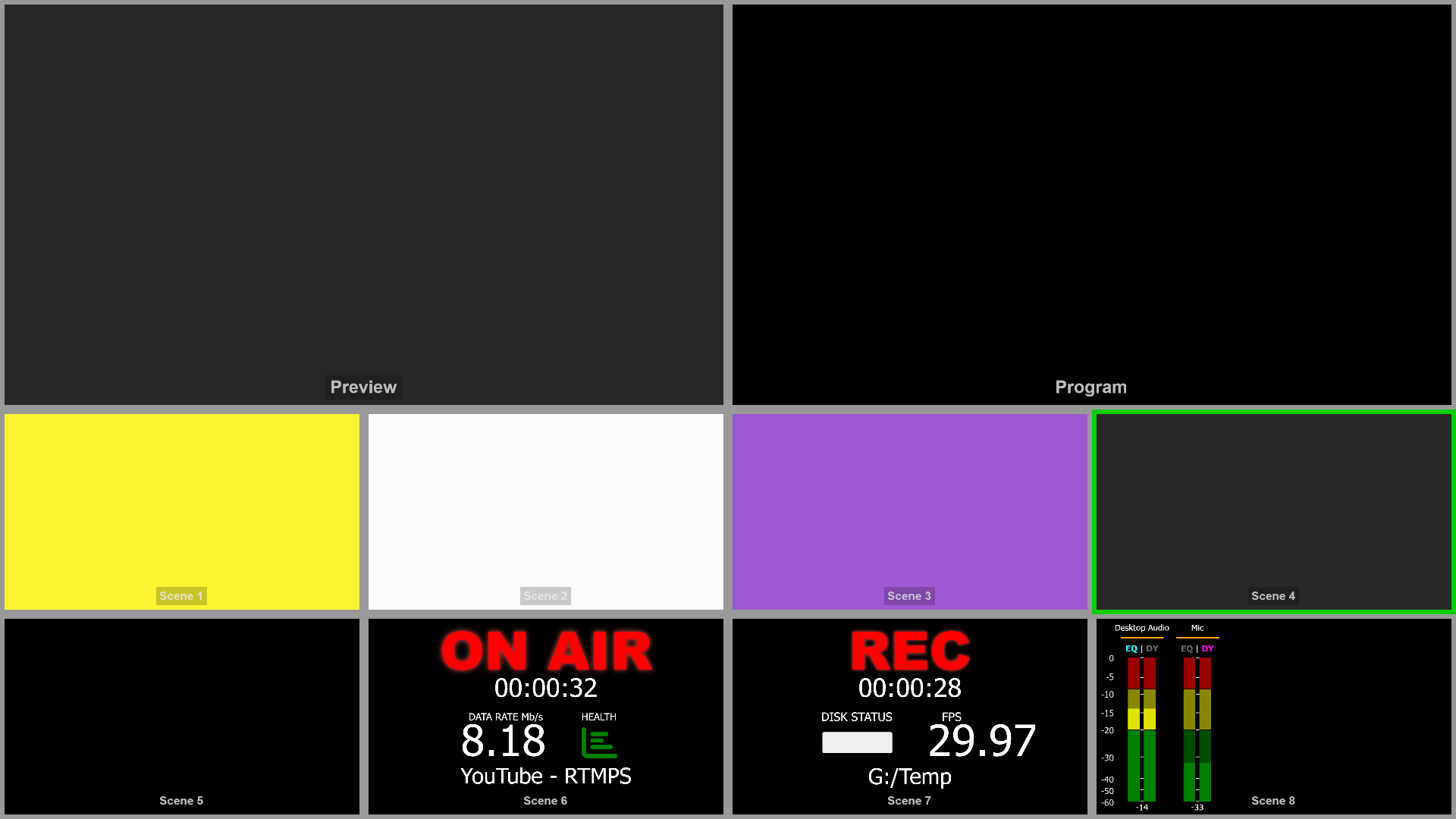 Example image of obs multiview