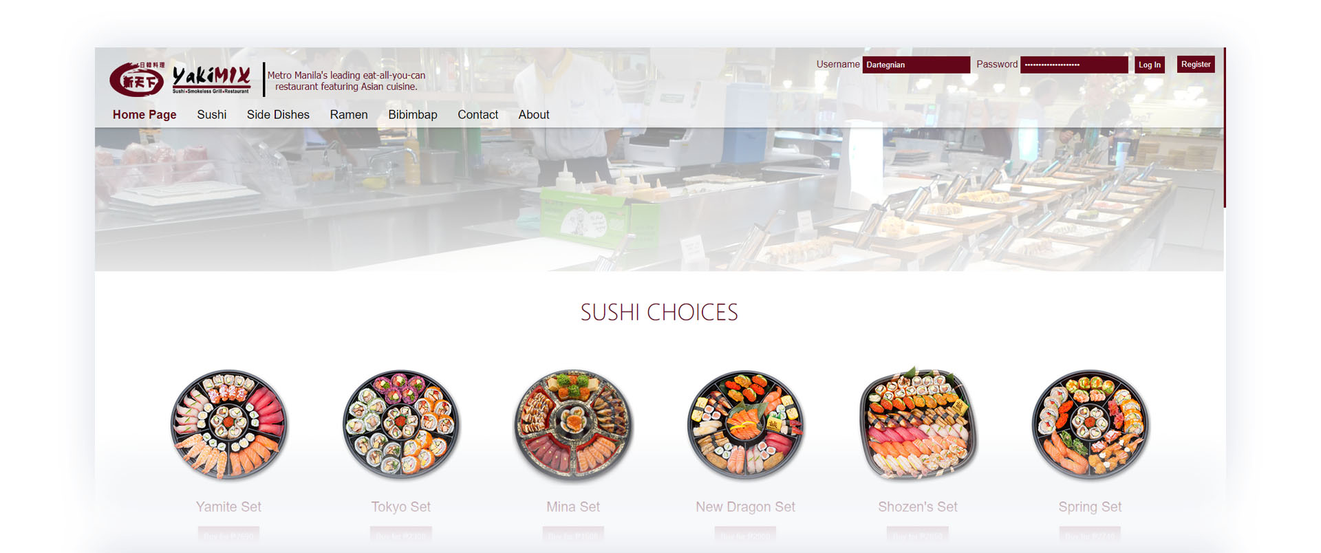 Yakimix web preview